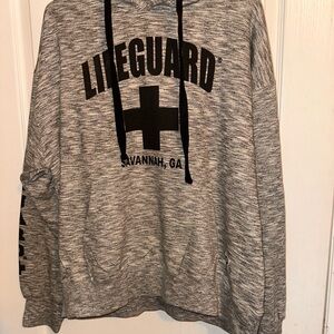 Gray Lifeguard Hoodie